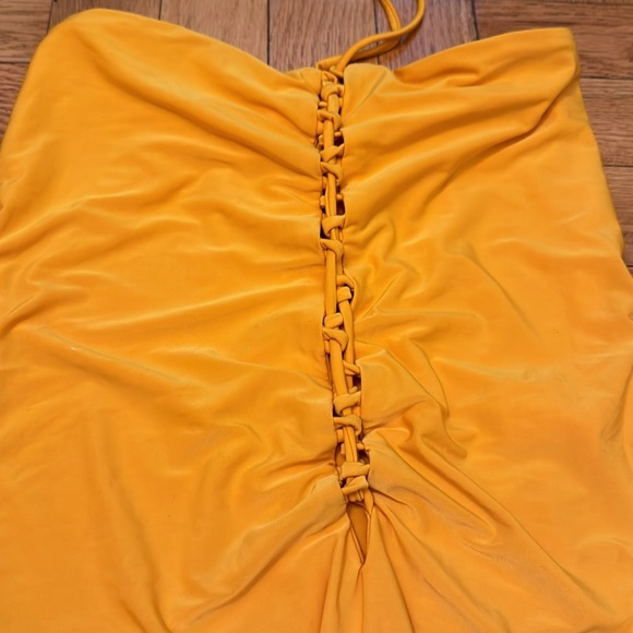 Silky bodysuit with cutouts - Picture 2 of 3